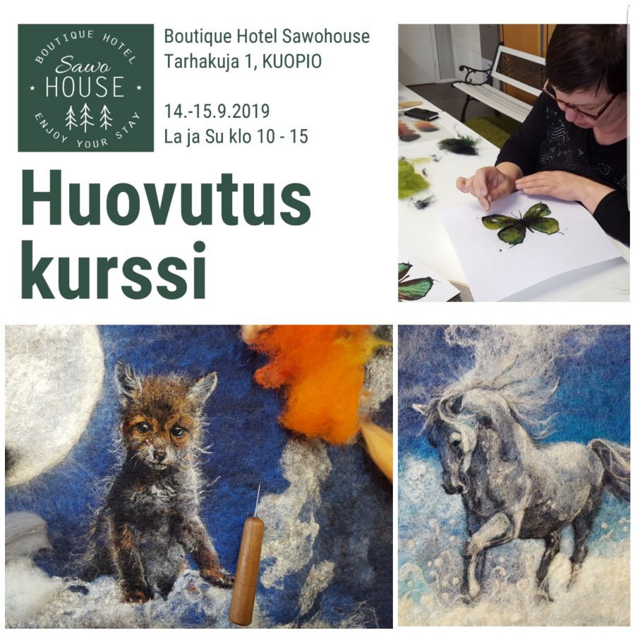 Huovutuskurssi Boutique Hotel Sawohouse 14.-15.9.2019